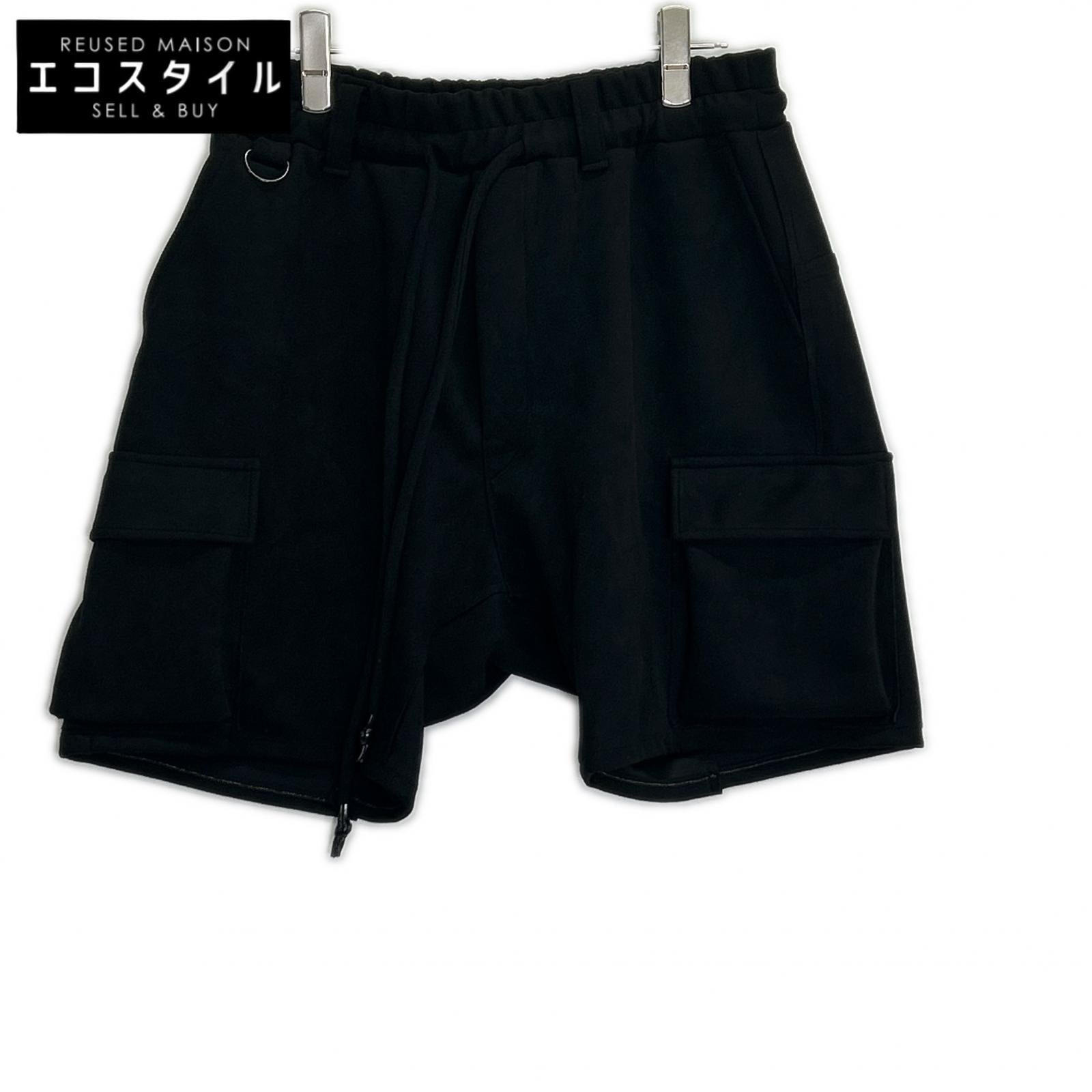 FranCisT_MOR.K.S. フランシストモークス MB3023 ブラック HI TENTION FAKE SUEDE 6P SHORTS フェイクスウェード ショートパンツ ボトムス