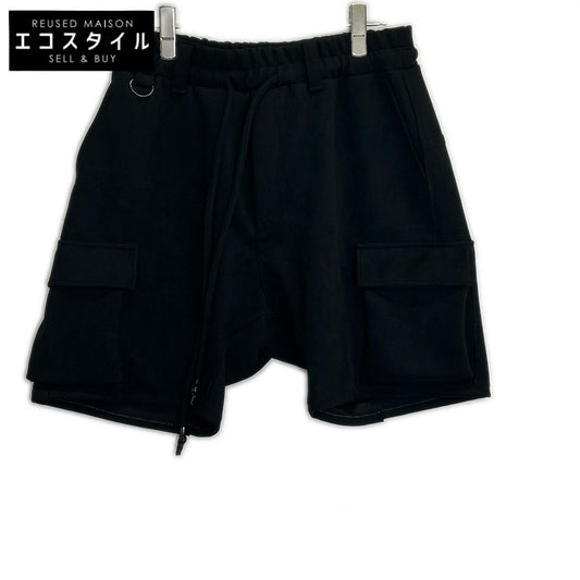 FranCisT_MOR.K.S. フランシストモークス MB3023 ブラック HI TENTION FAKE SUEDE 6P SHORTS フェイクスウェード ショートパンツ ボトムス