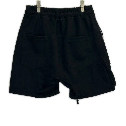 FranCisT_MOR.K.S. フランシストモークス MB3023 ブラック HI TENTION FAKE SUEDE 6P SHORTS フェイクスウェード ショートパンツ ボトムス