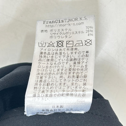 FranCisT_MOR.K.S. フランシストモークス MB3023 ブラック HI TENTION FAKE SUEDE 6P SHORTS フェイクスウェード ショートパンツ ボトムス