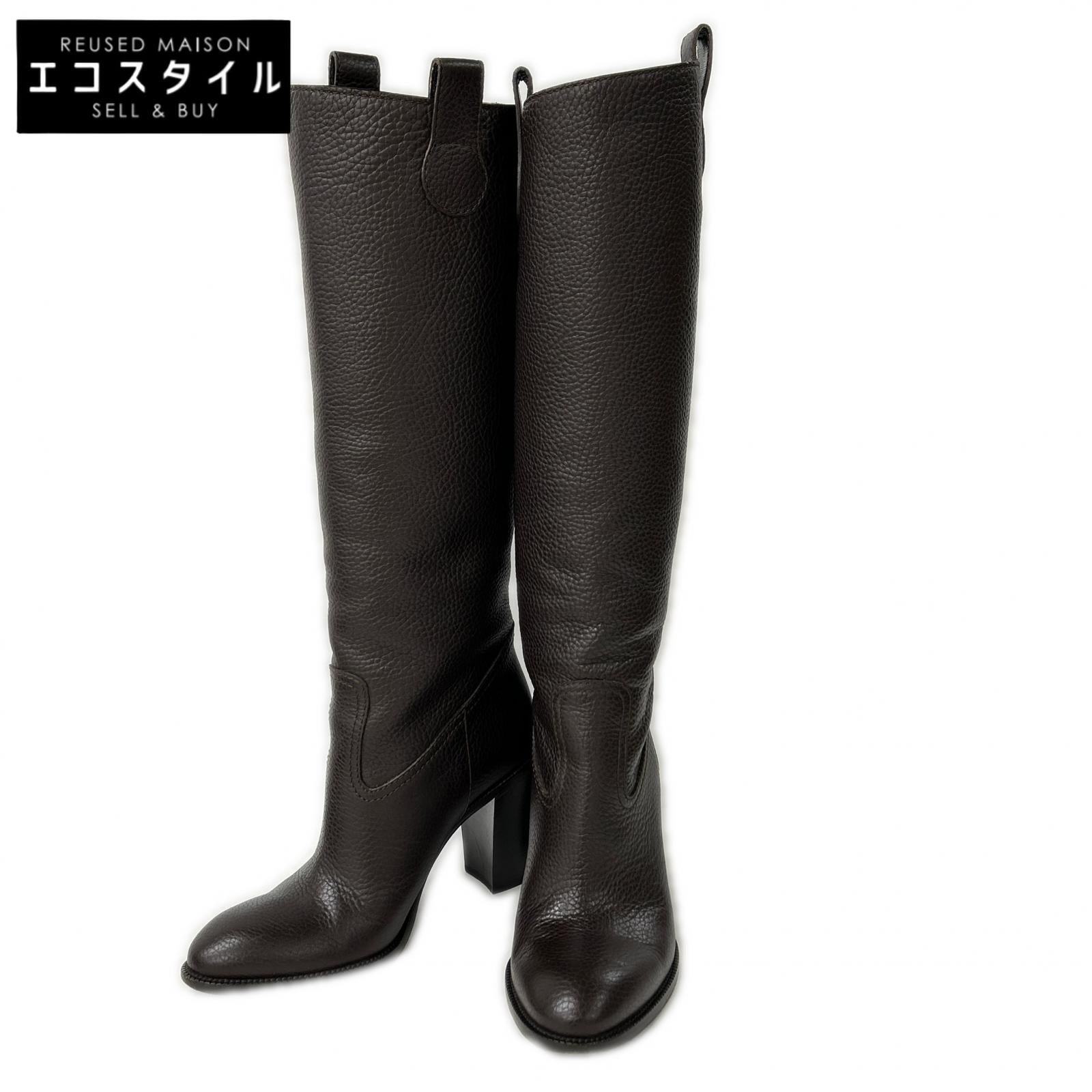 GUCCI グッチ 317032 チャンキーヒール ロングブーツ シューズ