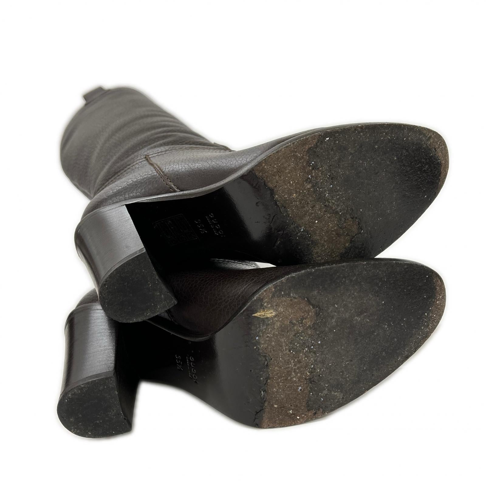 GUCCI グッチ 317032 チャンキーヒール ロングブーツ シューズ