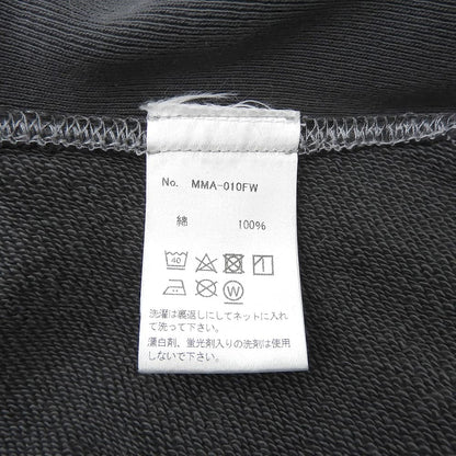 MEAN MACHINE AGE ミーンマシーンエイジ 美品 W-ZIP クロップドフーディ トップス ウォッシュドブラック MMA-010FW トップス
