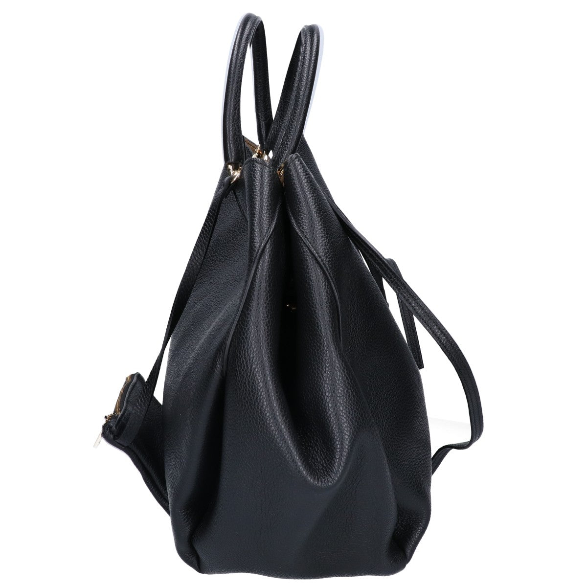Manuel MILANO マニュエルミラノ 【美品】6367 フォルムレザー ポーチ付 2WAYショルダー トートバッグ