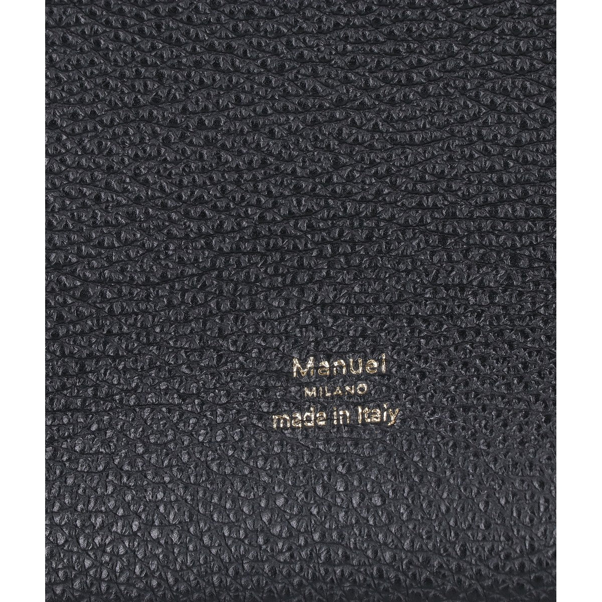 Manuel MILANO マニュエルミラノ 【美品】6367 フォルムレザー ポーチ付 2WAYショルダー トートバッグ