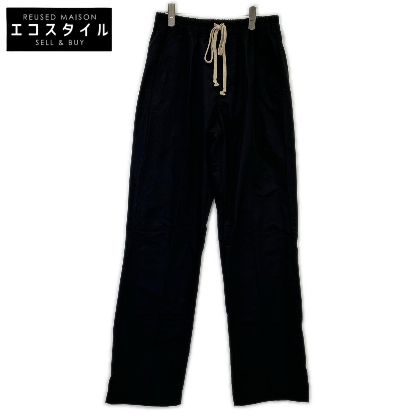 Rick Owens リックオウエンス 25SS RU01E5378-FT ブラック ディートリッヒ ドローストリング/DIETRICH DRAWSTRING ロングパンツ ボトムス