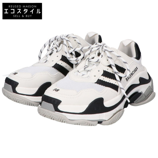 BALENCIAGA バレンシアガ x adidas アディダス 【美品】712764 TRIPLE S トリプルS ローカット スニーカー シューズ