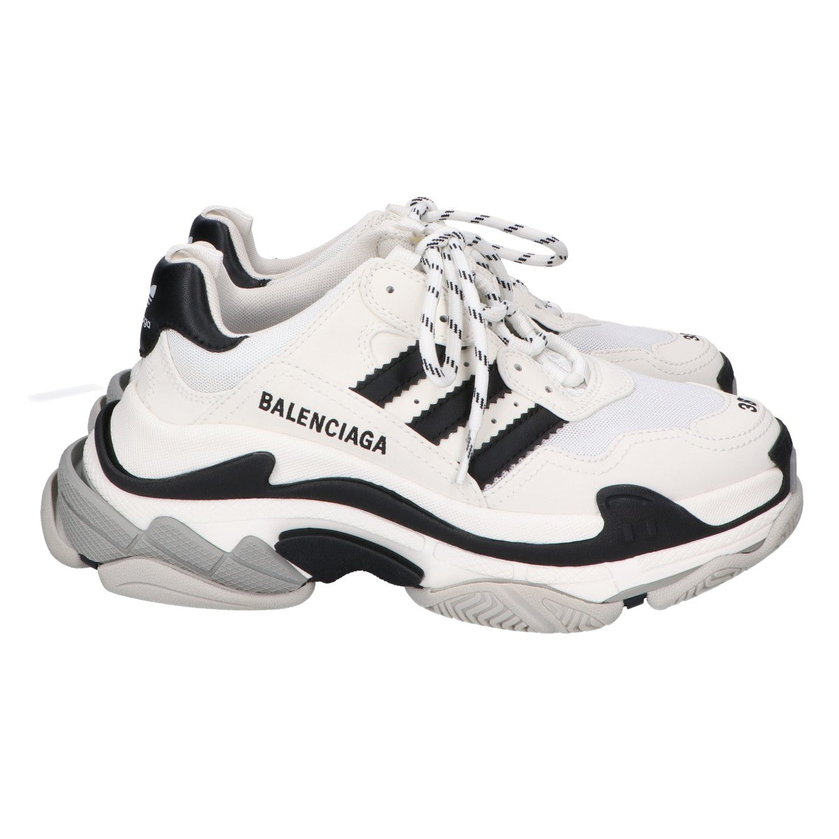 BALENCIAGA バレンシアガ x adidas アディダス 【美品】712764 TRIPLE S トリプルS ローカット スニーカー シューズ