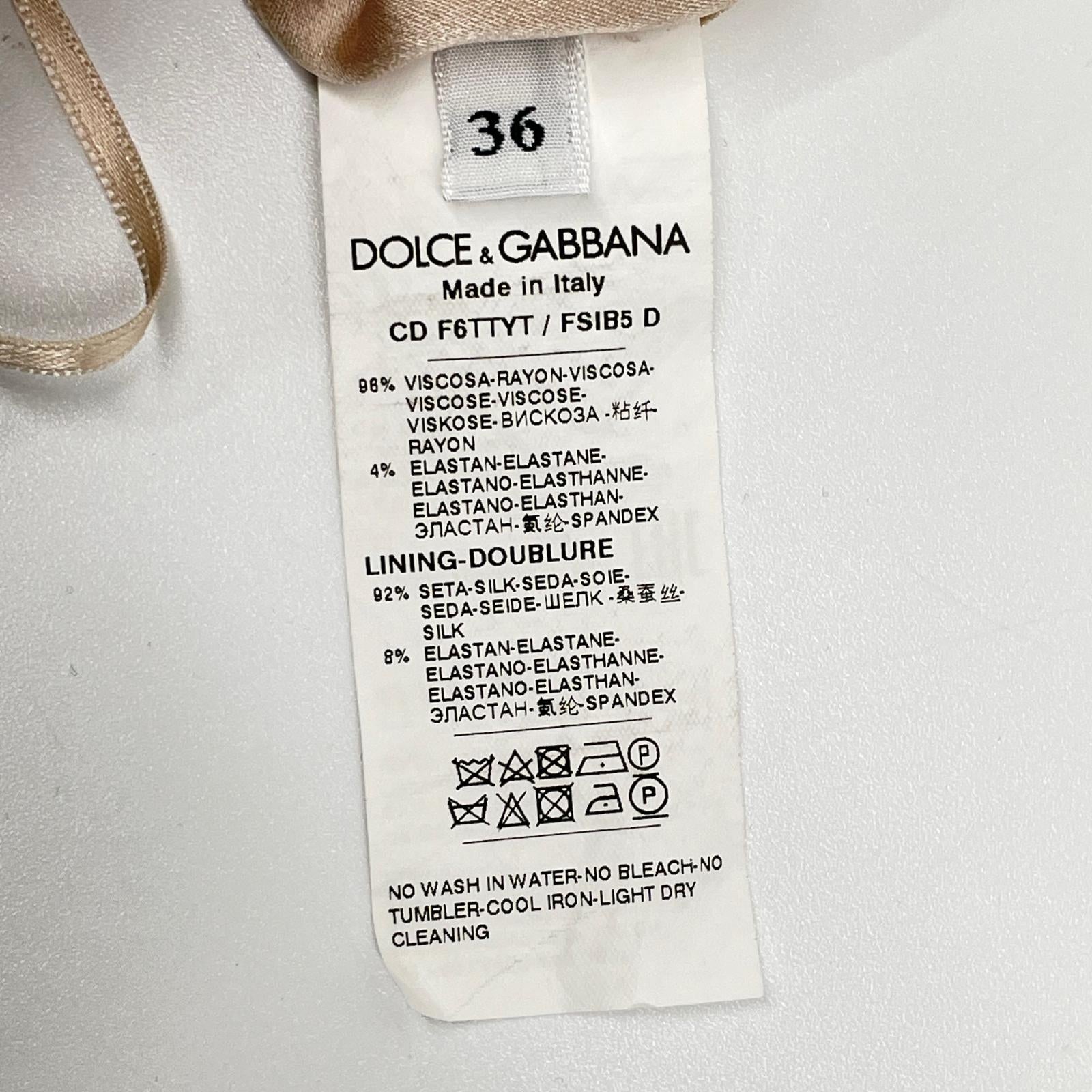 DOLCE&GABBANA ドルチェアンドガッバーナ 25ss　サーモンピンク 花柄 ノースリーブレーヨンワンピースドレス ワンピース