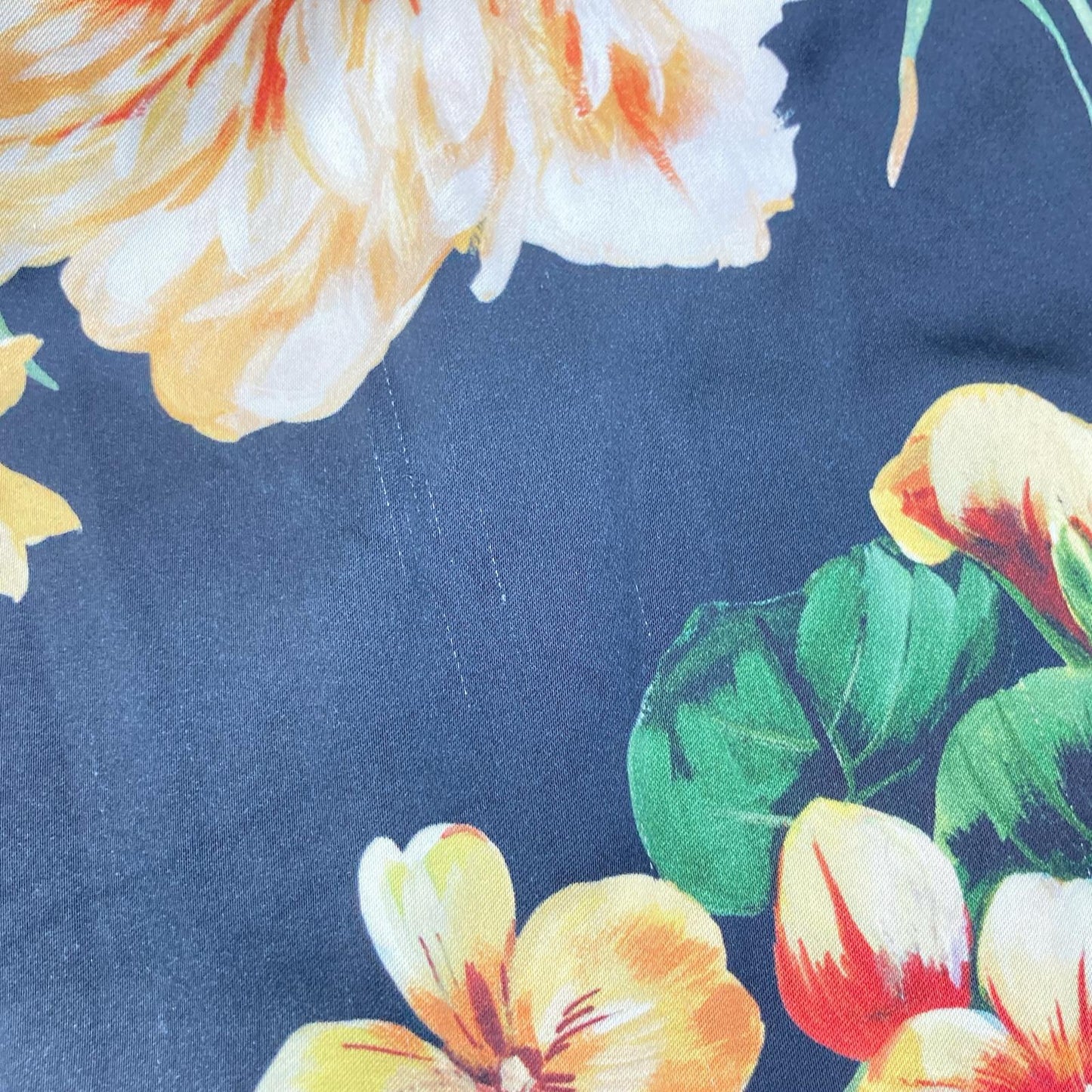 DOLCE&GABBANA ドルチェアンドガッバーナ 25ss　ブラック 花柄 ノースリーブレーヨンワンピースドレス ワンピース