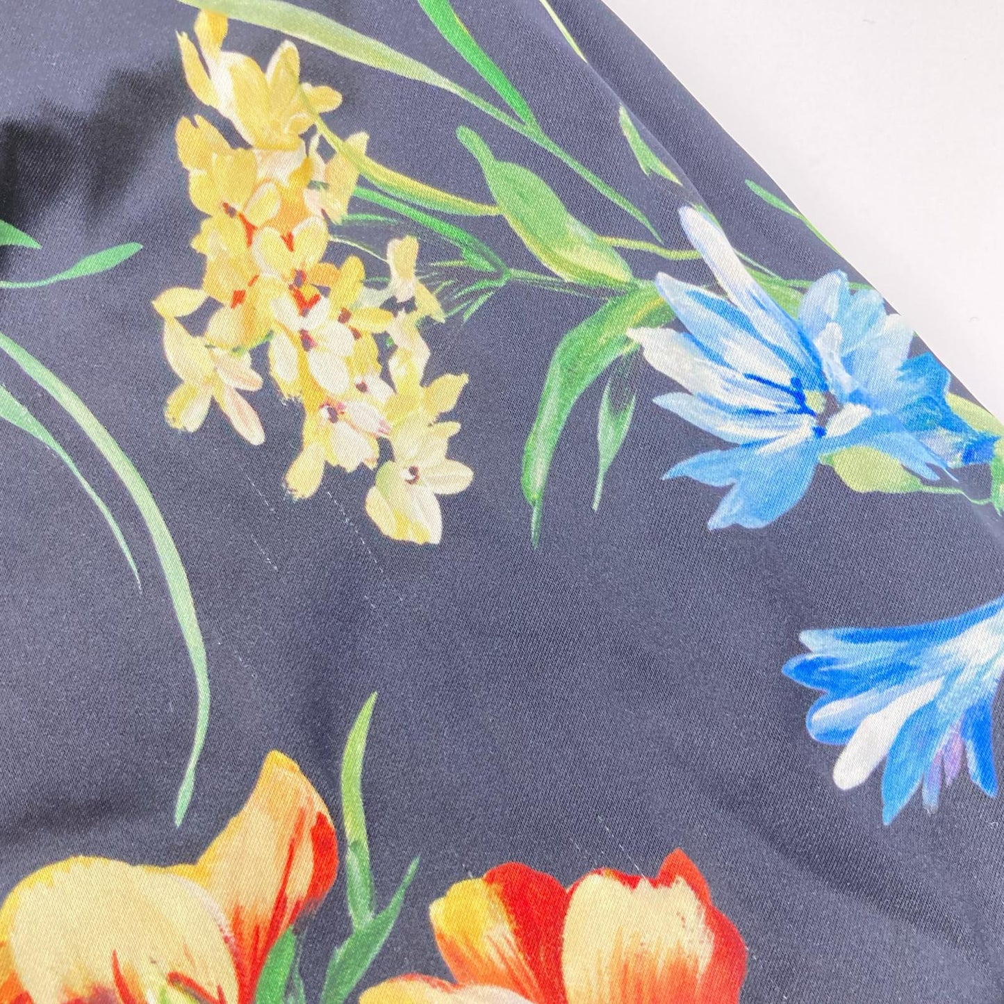 DOLCE&GABBANA ドルチェアンドガッバーナ 25ss　ブラック 花柄 ノースリーブレーヨンワンピースドレス ワンピース