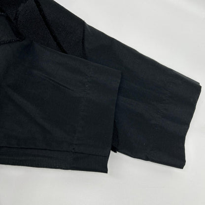 ISSEY MIYAKE イッセイミヤケ 17AW IM74FD503 ブラック ウール 切替 ショールカラーコート コート