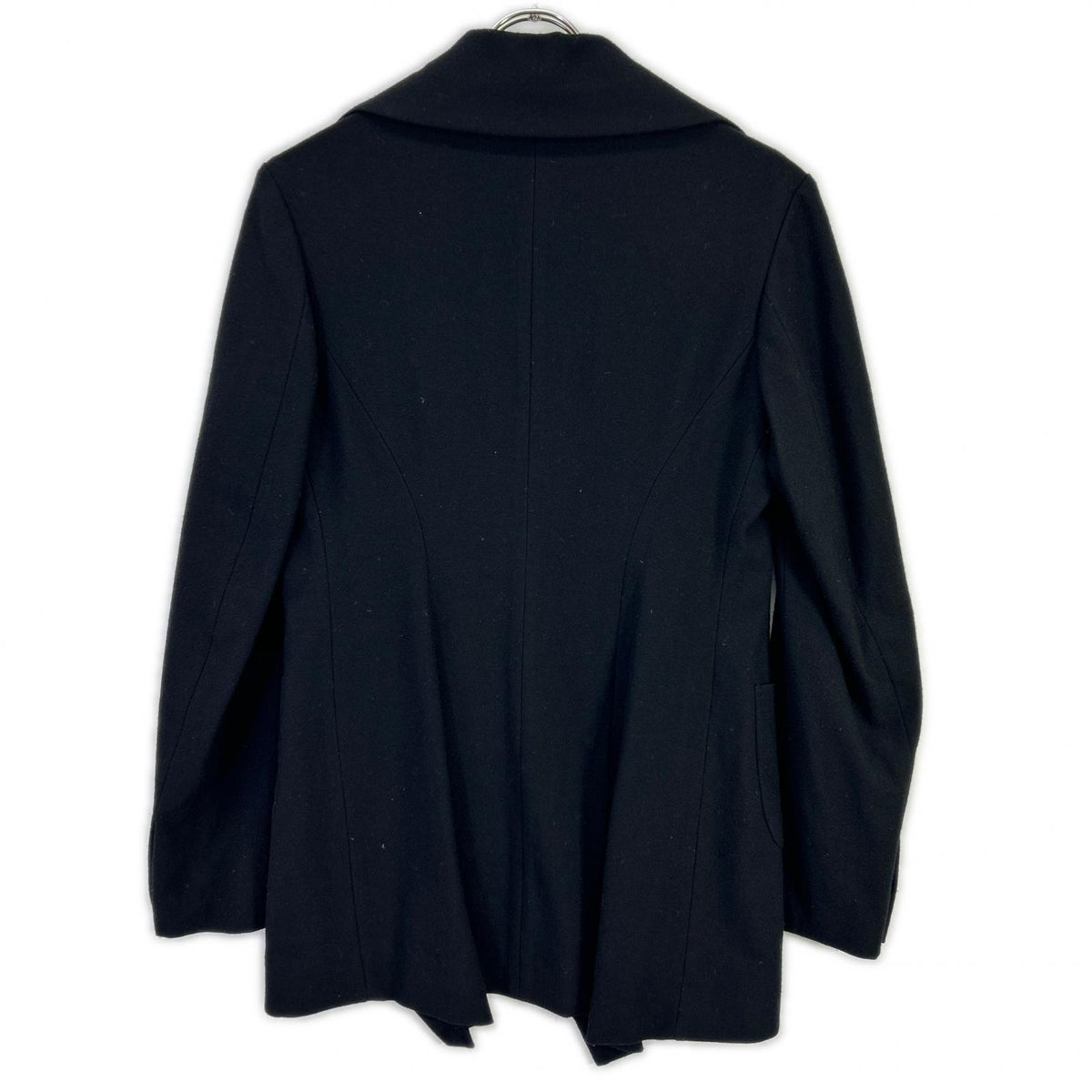 YOHJI YAMAMOTO +NOIR ヨウジヤマモトプリュスノアール ND-J03-101 ブラック ウール フィッシュテール シングルジャケット ジャケット