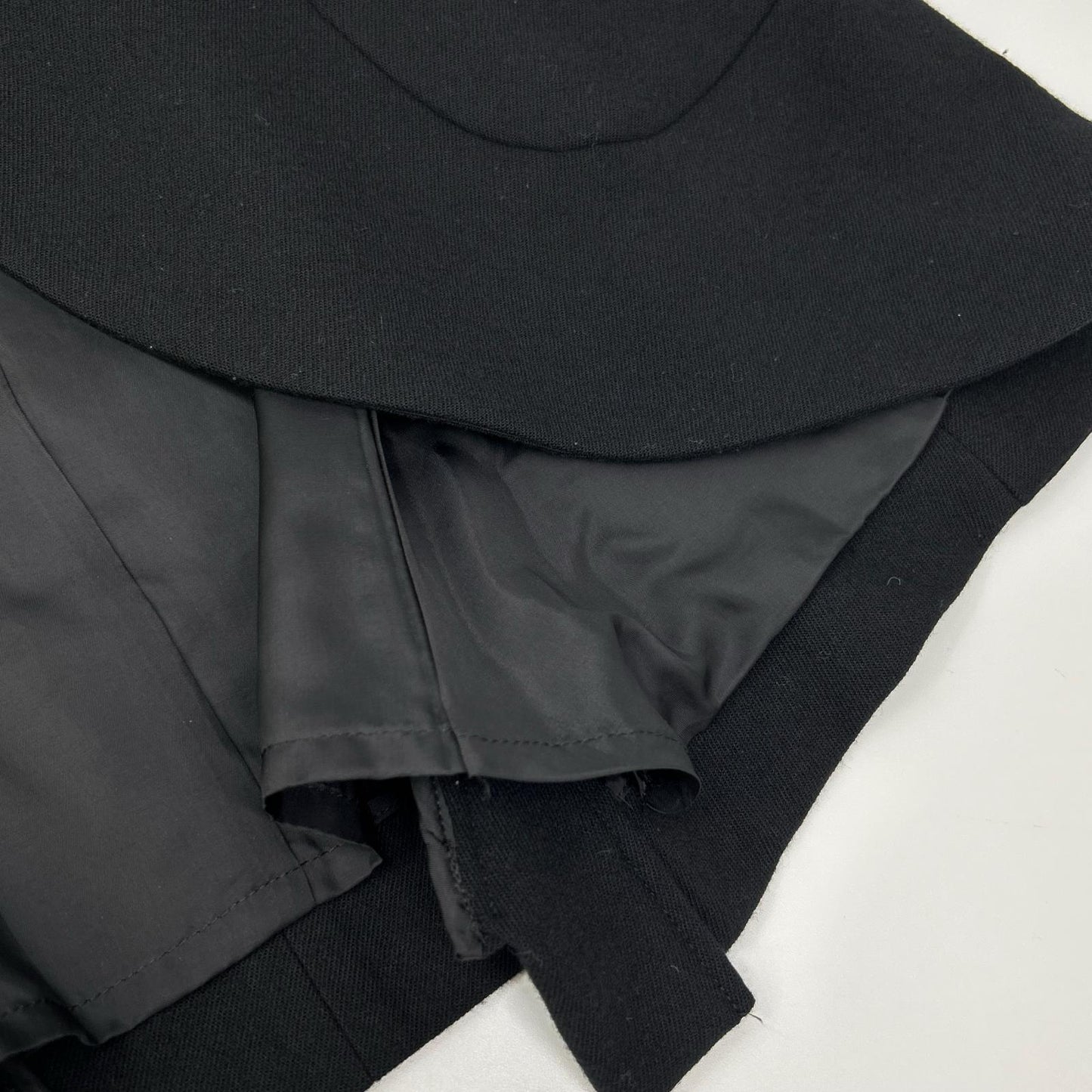 YOHJI YAMAMOTO +NOIR ヨウジヤマモトプリュスノアール ND-J03-101 ブラック ウール フィッシュテール シングルジャケット ジャケット