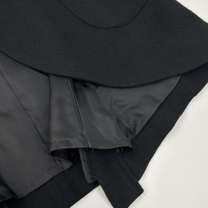 YOHJI YAMAMOTO +NOIR ヨウジヤマモトプリュスノアール ND-J03-101 ブラック ウール フィッシュテール シングルジャケット ジャケット