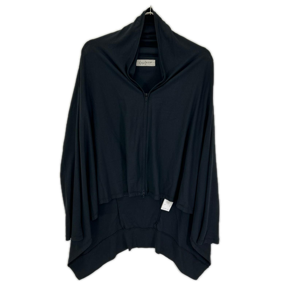 yohjiyamamoto ヨウジヤマモト FD-T22-076 ブラック ジップアップ バックロングシアージャケット ジャケット