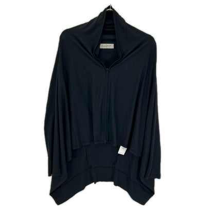 yohjiyamamoto ヨウジヤマモト FD-T22-076 ブラック ジップアップ バックロングシアージャケット ジャケット