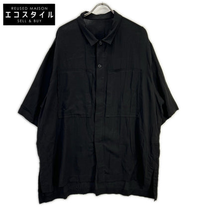 yohjiyamamoto ヨウジヤマモト collections FG-B88-201 フロントポケット オーバーサイズ 半袖シャツ トップス