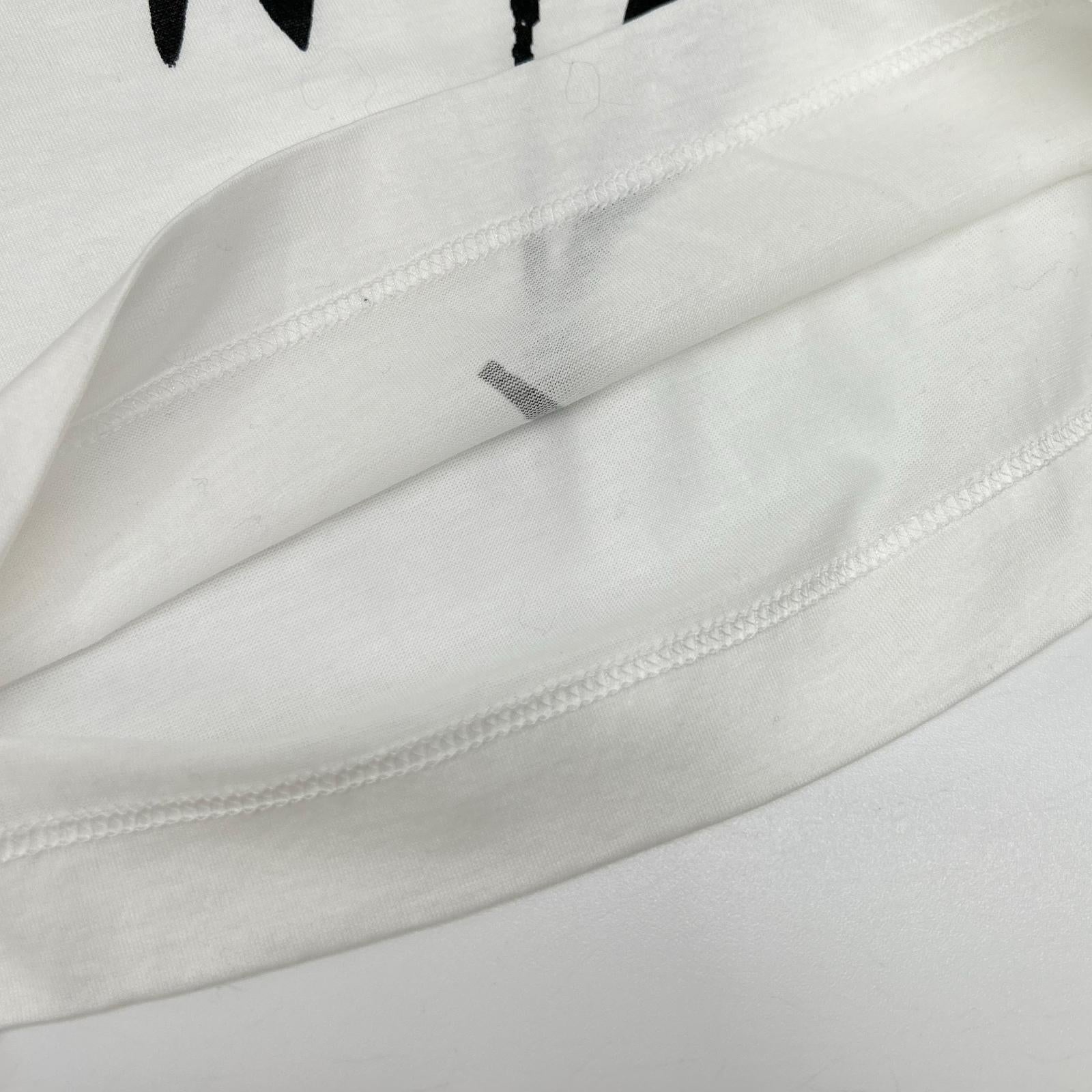 PRADA プラダ RAF SIMONS 15168 ホワイト コットン プリント ミディスカート スカート