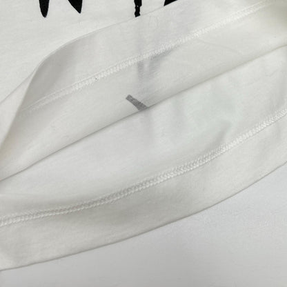 PRADA プラダ RAF SIMONS 15168 ホワイト コットン プリント ミディスカート スカート