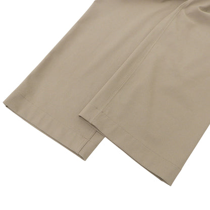 Theory セオリー 新品同様 コットン混 ベルテッド ツイル ワイドストレッチパンツ ボトムス レディース ベージュ O 25SS ボトムス