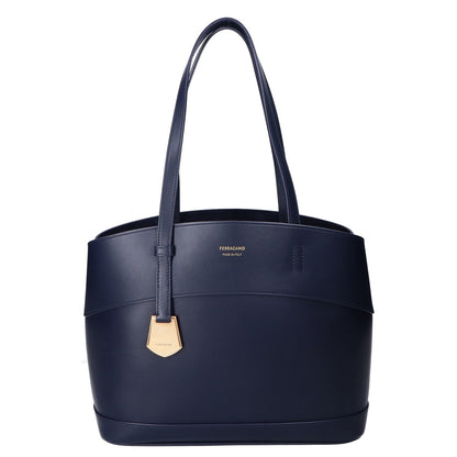SalvatoreFerragamo サルバトーレフェラガモ CHARMING TOTE M チャーミング レザー トートバッグ
