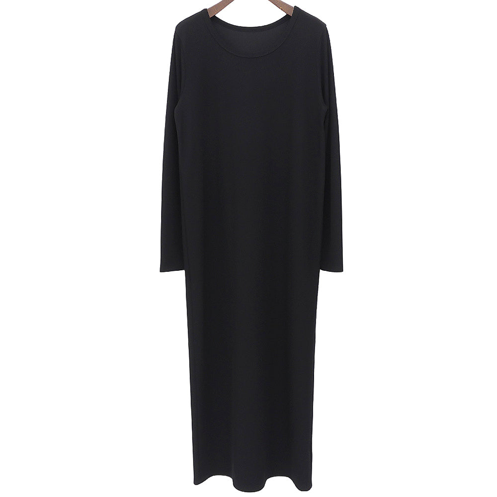 Plage プラージュ 美品 Rib ロングスリーブ ワンピース レディース ブラック 36 ワンピース