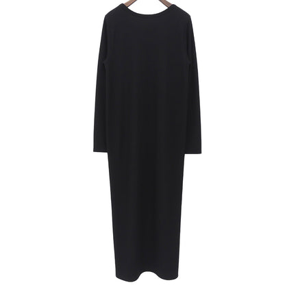 Plage プラージュ 美品 Rib ロングスリーブ ワンピース レディース ブラック 36 ワンピース