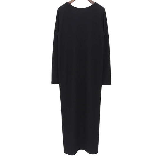 Plage プラージュ 美品 Rib ロングスリーブ ワンピース レディース ブラック 36 ワンピース