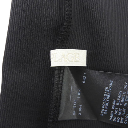 Plage プラージュ 美品 Rib ロングスリーブ ワンピース レディース ブラック 36 ワンピース