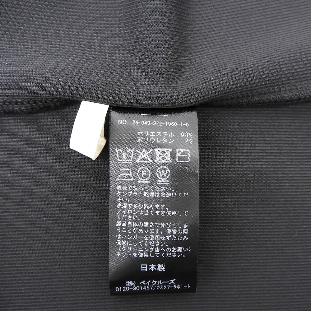 Plage プラージュ 美品 Rib ロングスリーブ ワンピース レディース ブラック 36 ワンピース
