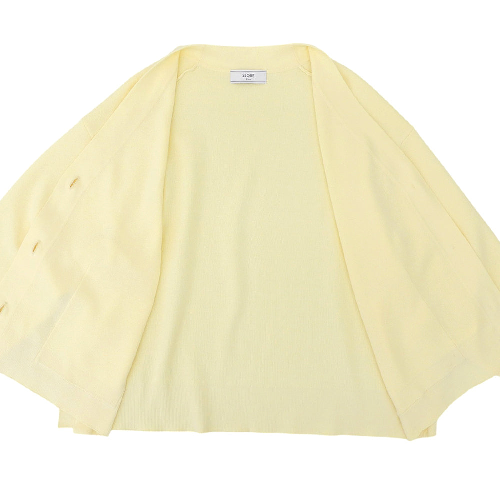 SLOBE IENA スローブイエナ 美品 スムースニットカーディガン トップス レディース クリーム トップス