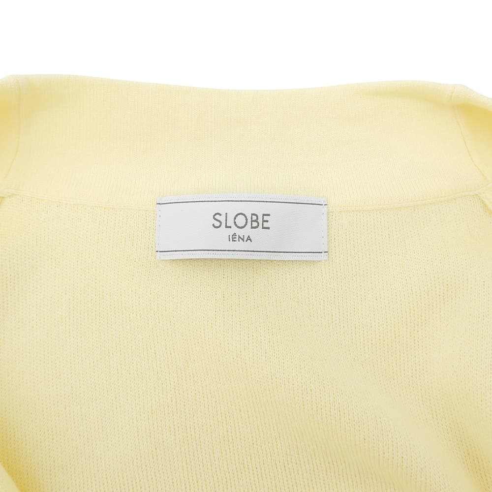 SLOBE IENA スローブイエナ 美品 スムースニットカーディガン トップス レディース クリーム トップス