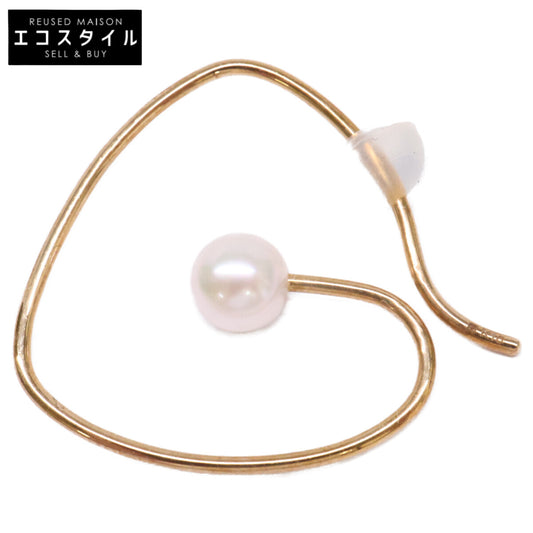 HIROTAKA x styling OE79KPE K10YG x Akoya pearl Holiday Collection Triangle single earring for one ear