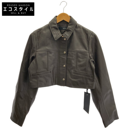 styling/ スタイリング 16WFJ254012 25年製 ブラウン ラムレザーブルゾン トップス