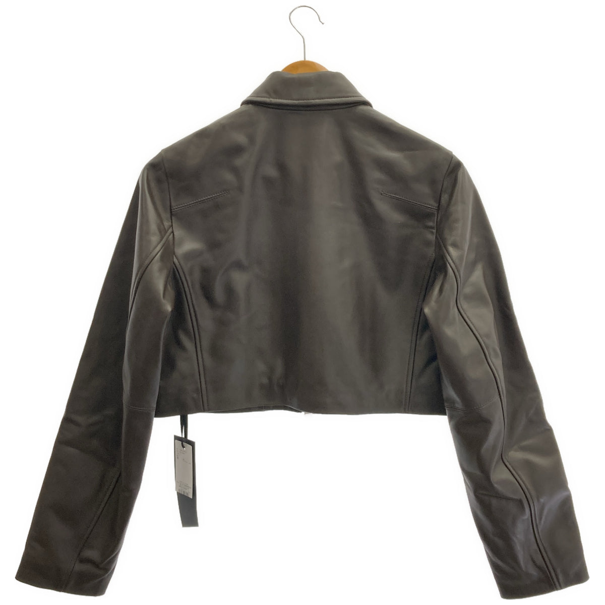 styling/ styling/ 16WFJ254012 Made in 2025 brown lamb leather blouson tops