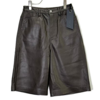 styling/ スタイリング 16WFP254013 25年製 ブラウン ラムレザーハーフパンツ ボトムス