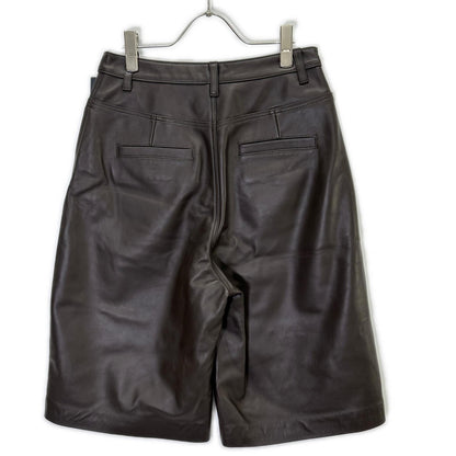 styling/ スタイリング 16WFP254013 25年製 ブラウン ラムレザーハーフパンツ ボトムス