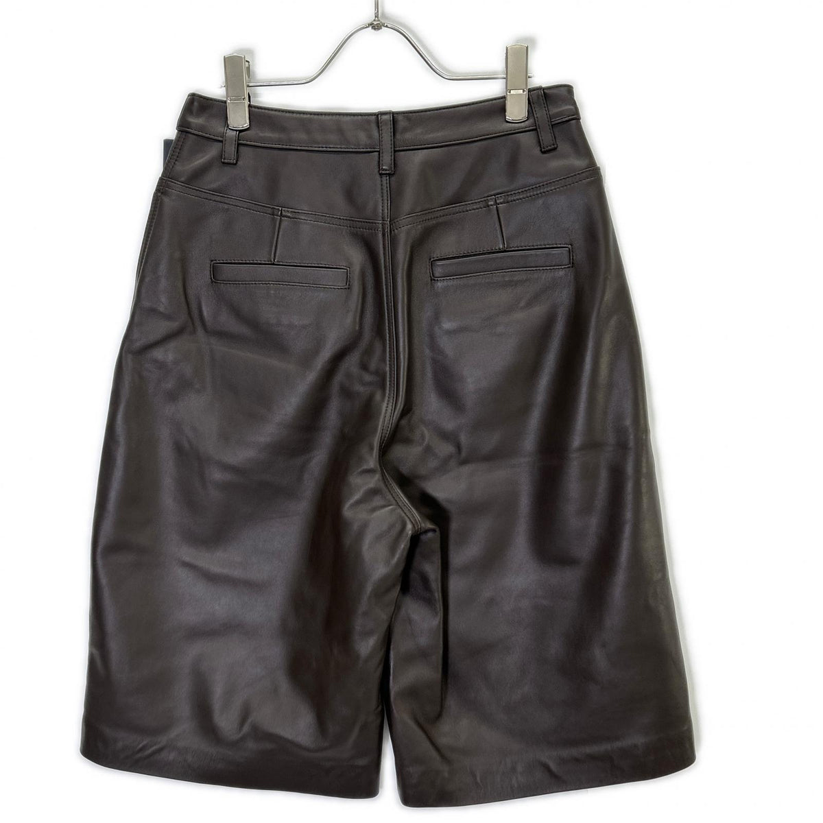styling/ スタイリング 16WFP254013 25年製 ブラウン ラムレザーハーフパンツ ボトムス