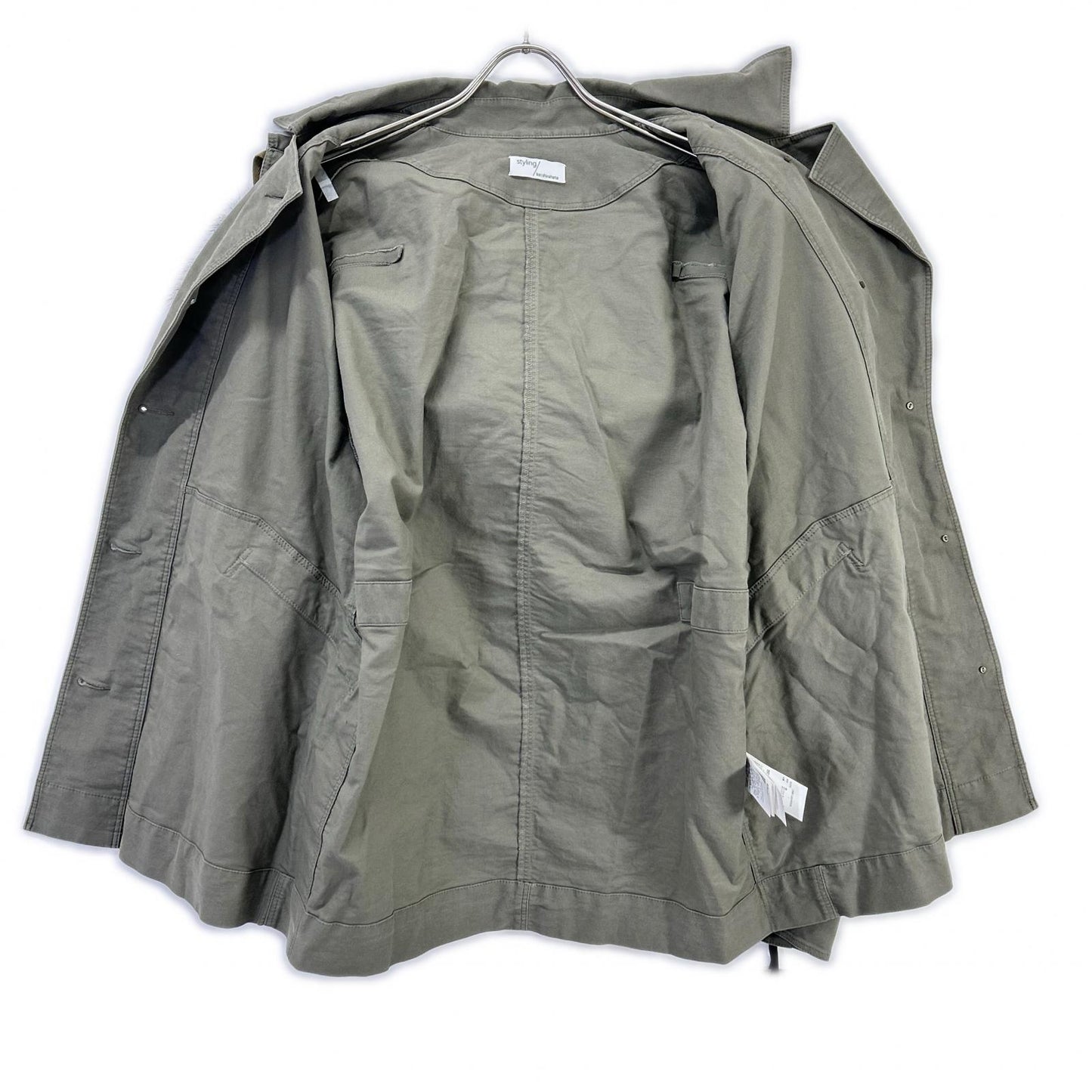 styling/ スタイリング 16WFJ254009 25年製 カーキ アタッチドフードジャケット ジャケット