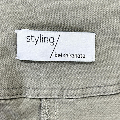 styling/ スタイリング 16WFJ254009 25年製 カーキ アタッチドフードジャケット ジャケット