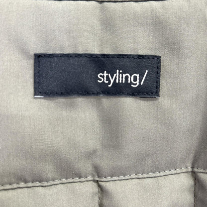 styling/ スタイリング 16WFC255008 25年製 カーキ ロングステンカラーコート コート