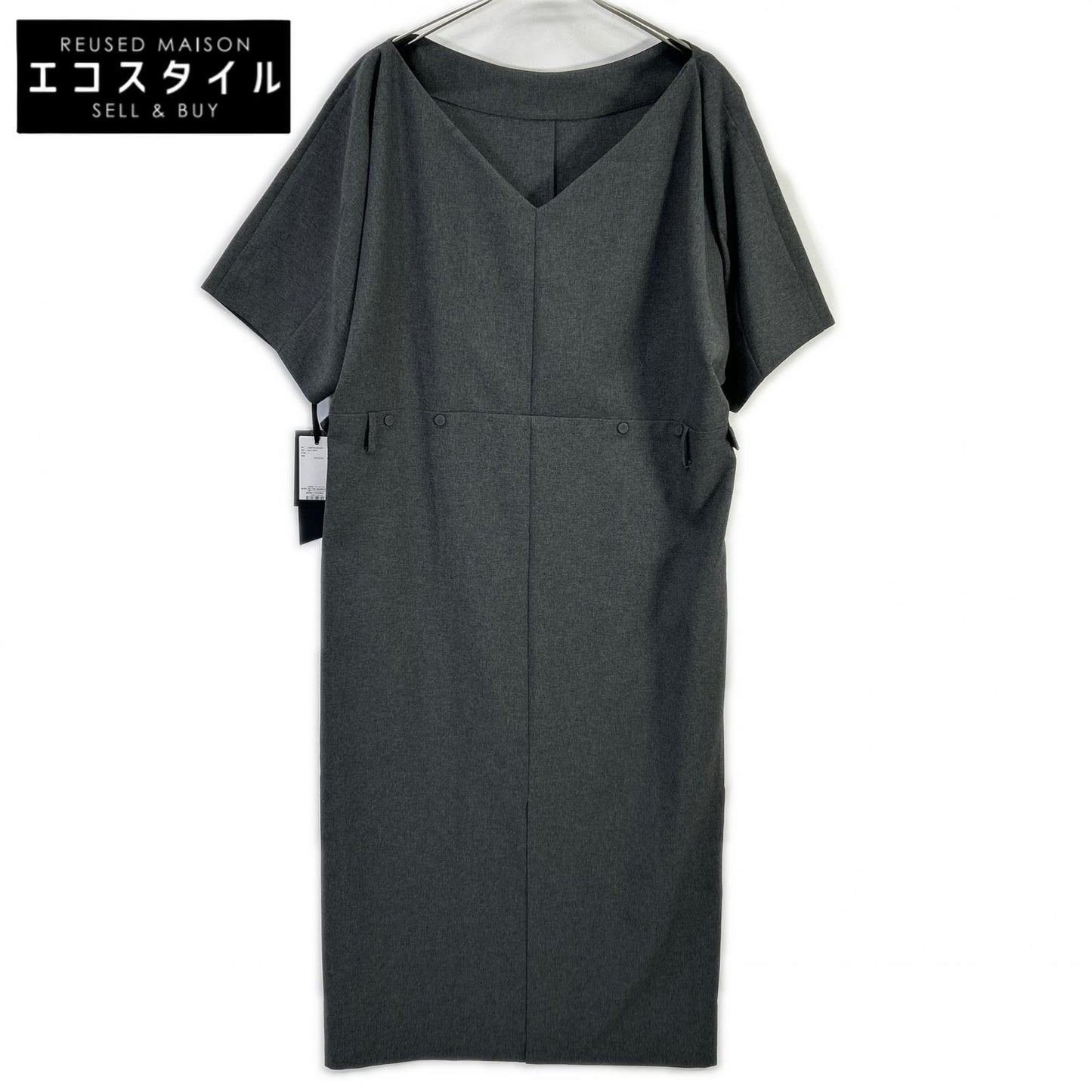styling/ スタイリング 16WFO254048 25年製 グレー ドルマンスリーブスーツワンピース ワンピース