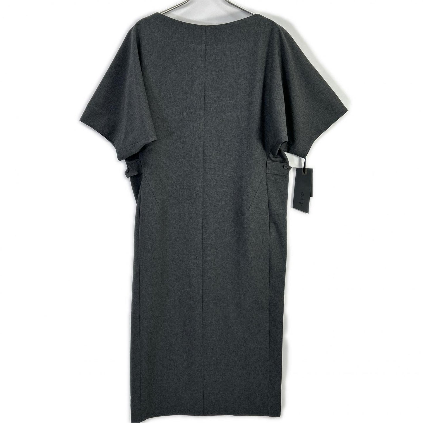 styling/ スタイリング 16WFO254048 25年製 グレー ドルマンスリーブスーツワンピース ワンピース