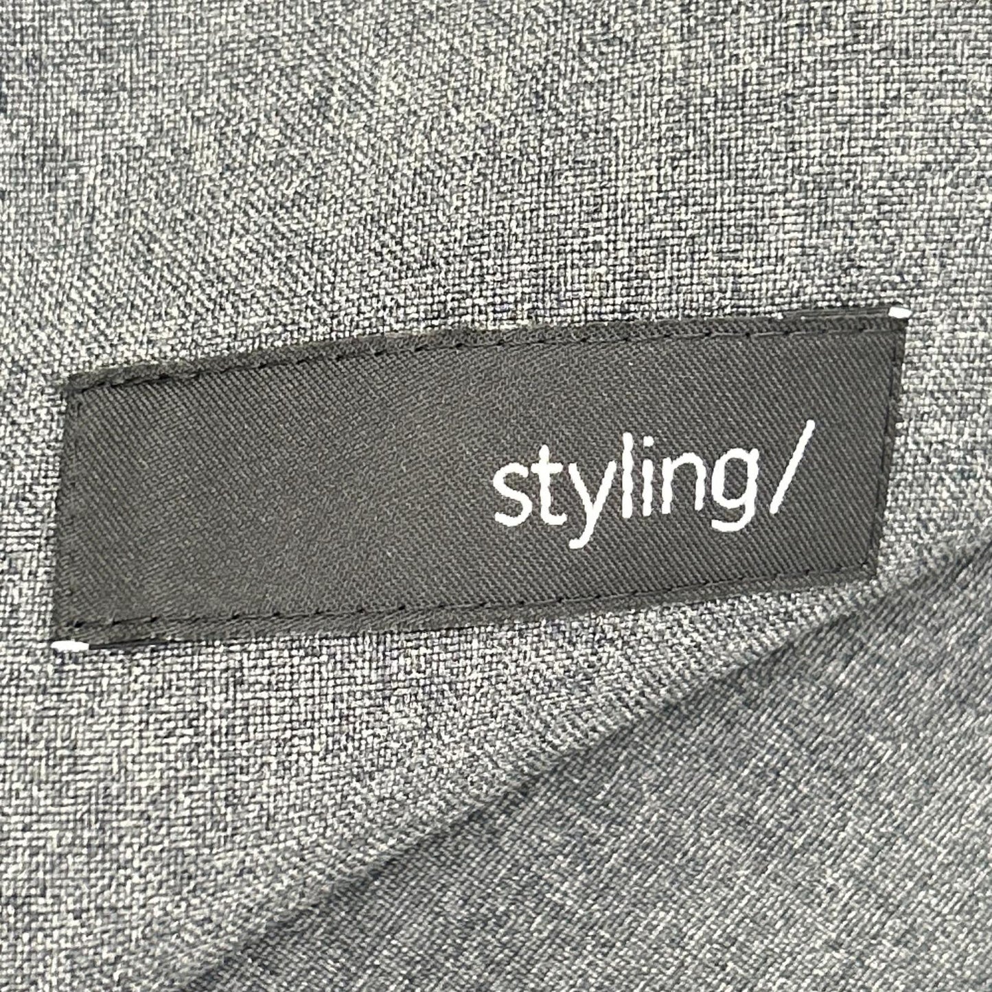 styling/ スタイリング 16WFO254048 25年製 グレー ドルマンスリーブスーツワンピース ワンピース