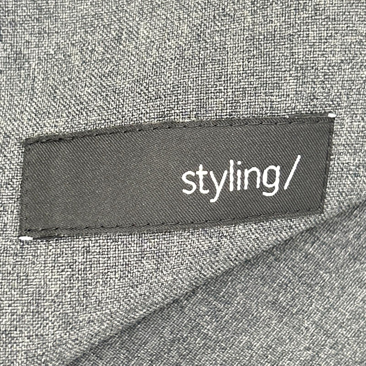 styling/ スタイリング 16WFO254048 25年製 グレー ドルマンスリーブスーツワンピース ワンピース