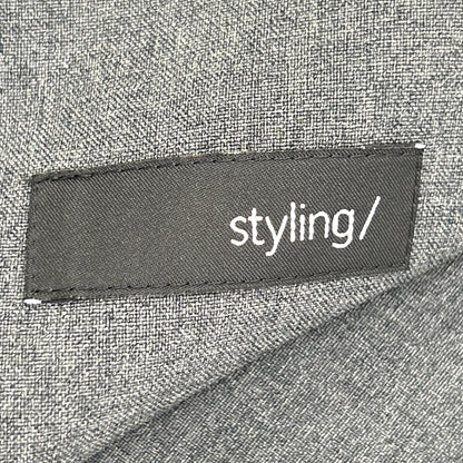 styling/ スタイリング 16WFO254048 25年製 グレー ドルマンスリーブスーツワンピース ワンピース