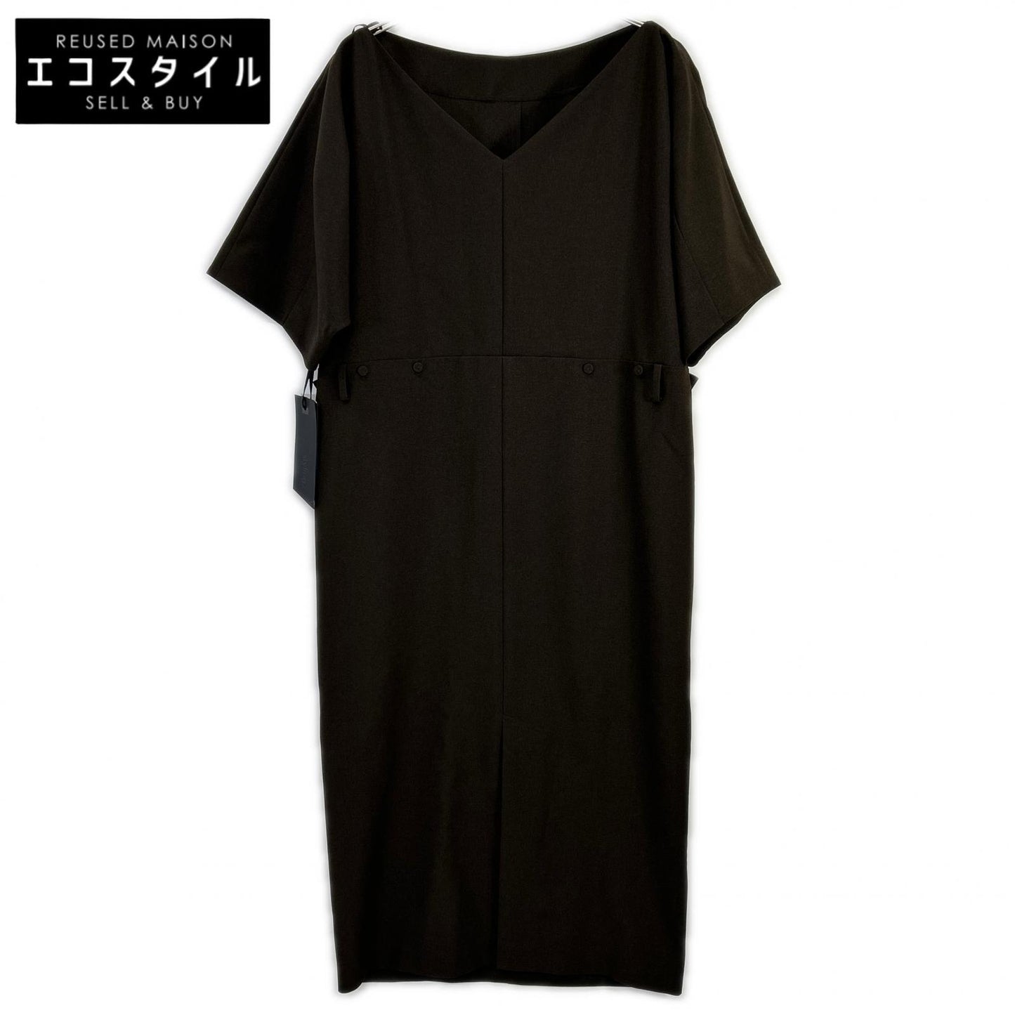 styling/ スタイリング 16WFO254048 25年製 ブラウン ドルマンスリーブスーツワンピース ワンピース