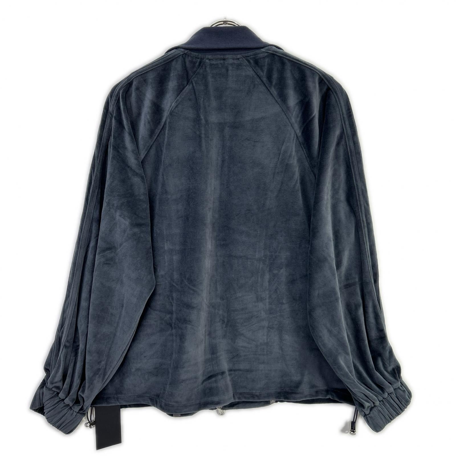 styling/ スタイリング 16WCJ254016 25年製 Dark blue zip-up velour blouson Jacket