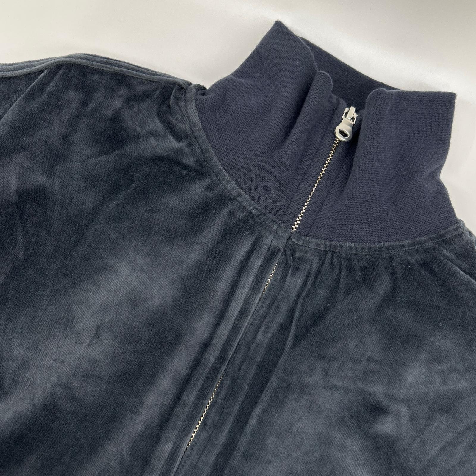 styling/ スタイリング 16WCJ254016 25年製 Dark blue zip-up velour blouson Jacket